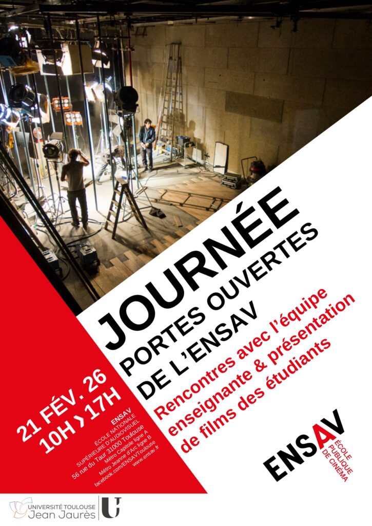 affiche de la JPO ensav 2026