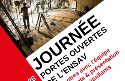 affiche de la JPO ensav 2026